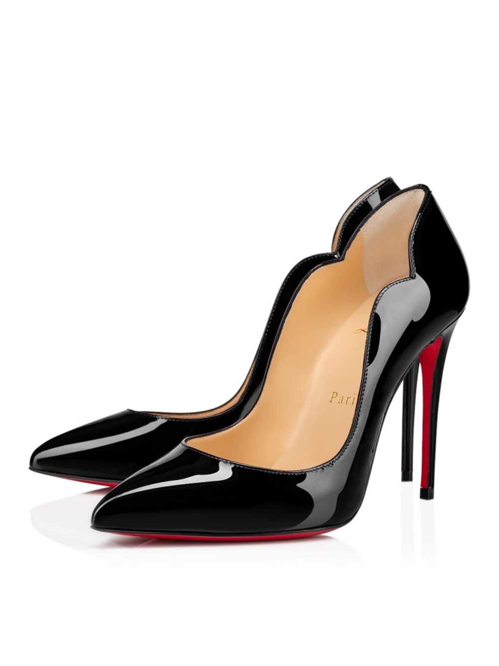 Christian Louboutin Leather Hot Chick Pumps 100