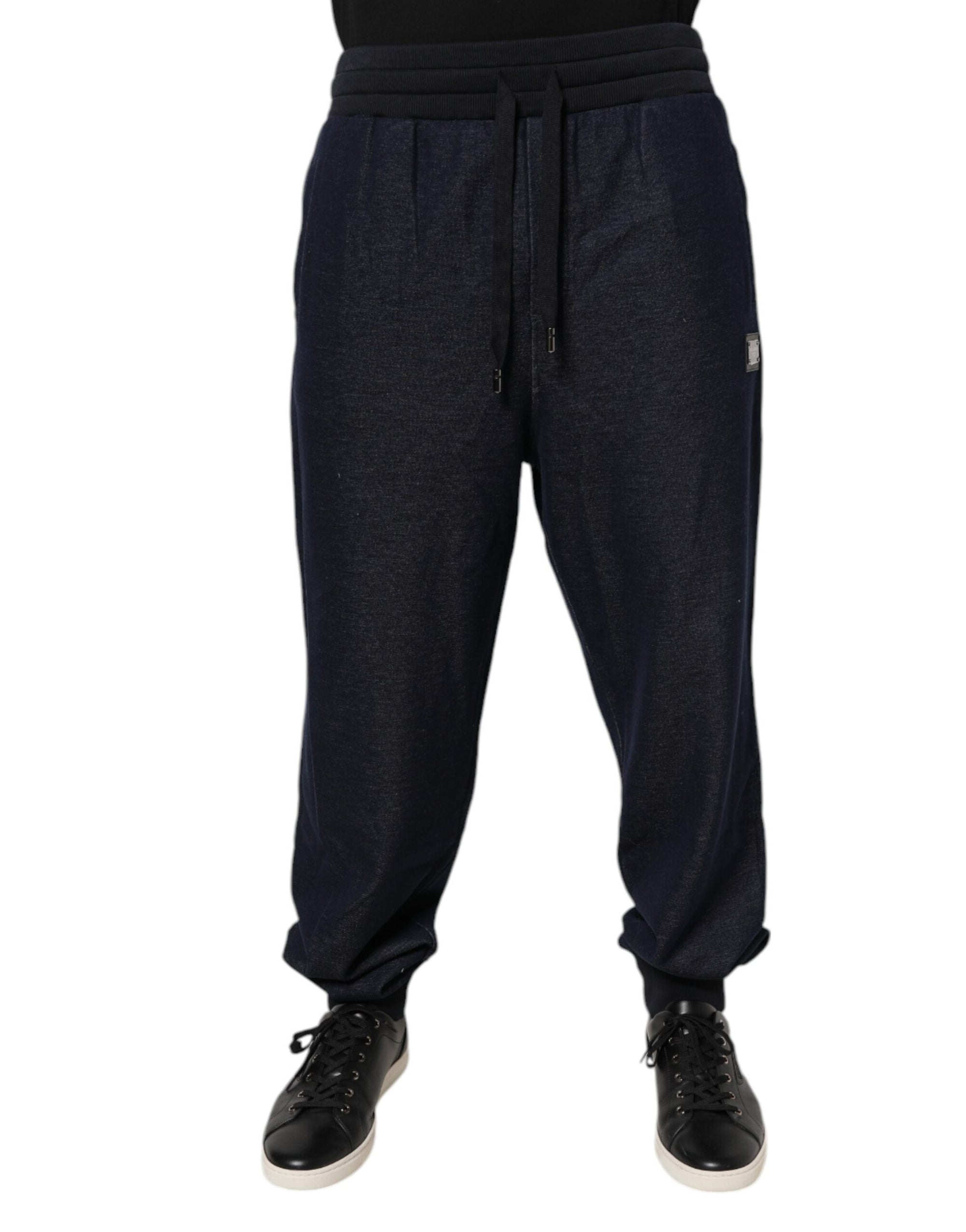 Dolce & Gabbana Logo Badge Jogger Pants