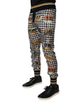 Dolce & Gabbana Houndstooth Crown Print Jogger Pants