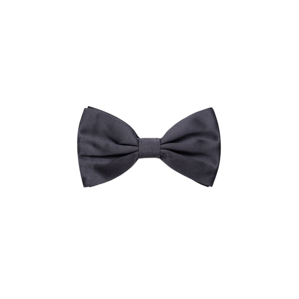 Dolce & Gabbana Silk Bow Tie - Gray/Grey