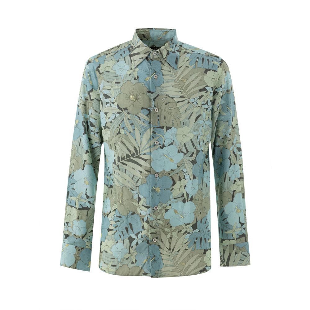 Tom Ford Botanical Print Collar Shirt
