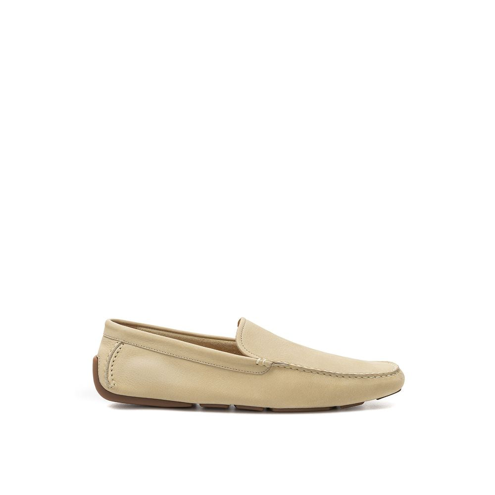Bally Suede Leather Moccasin - Beige