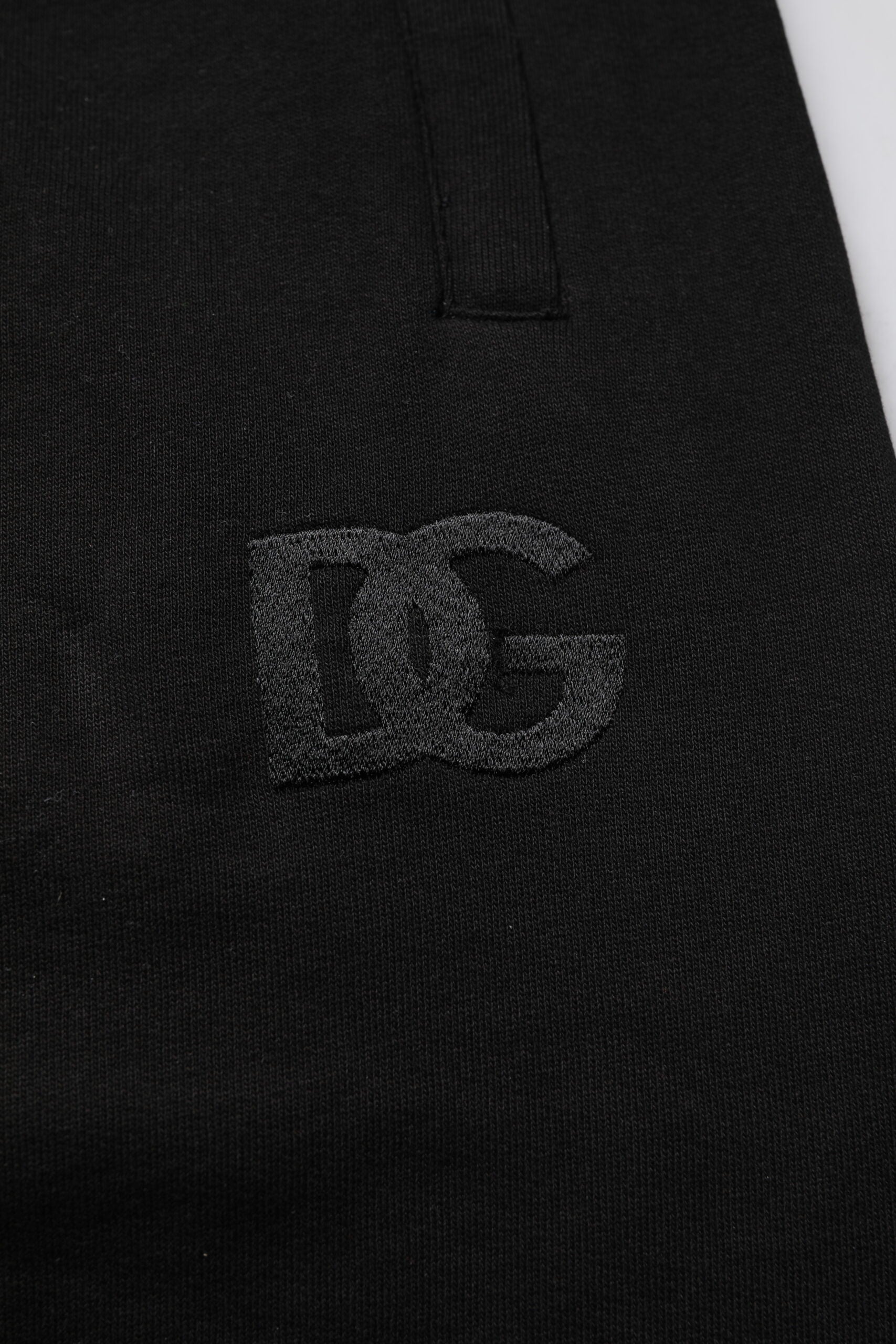 Dolce & Gabbana Black Cotton Jogger Pants