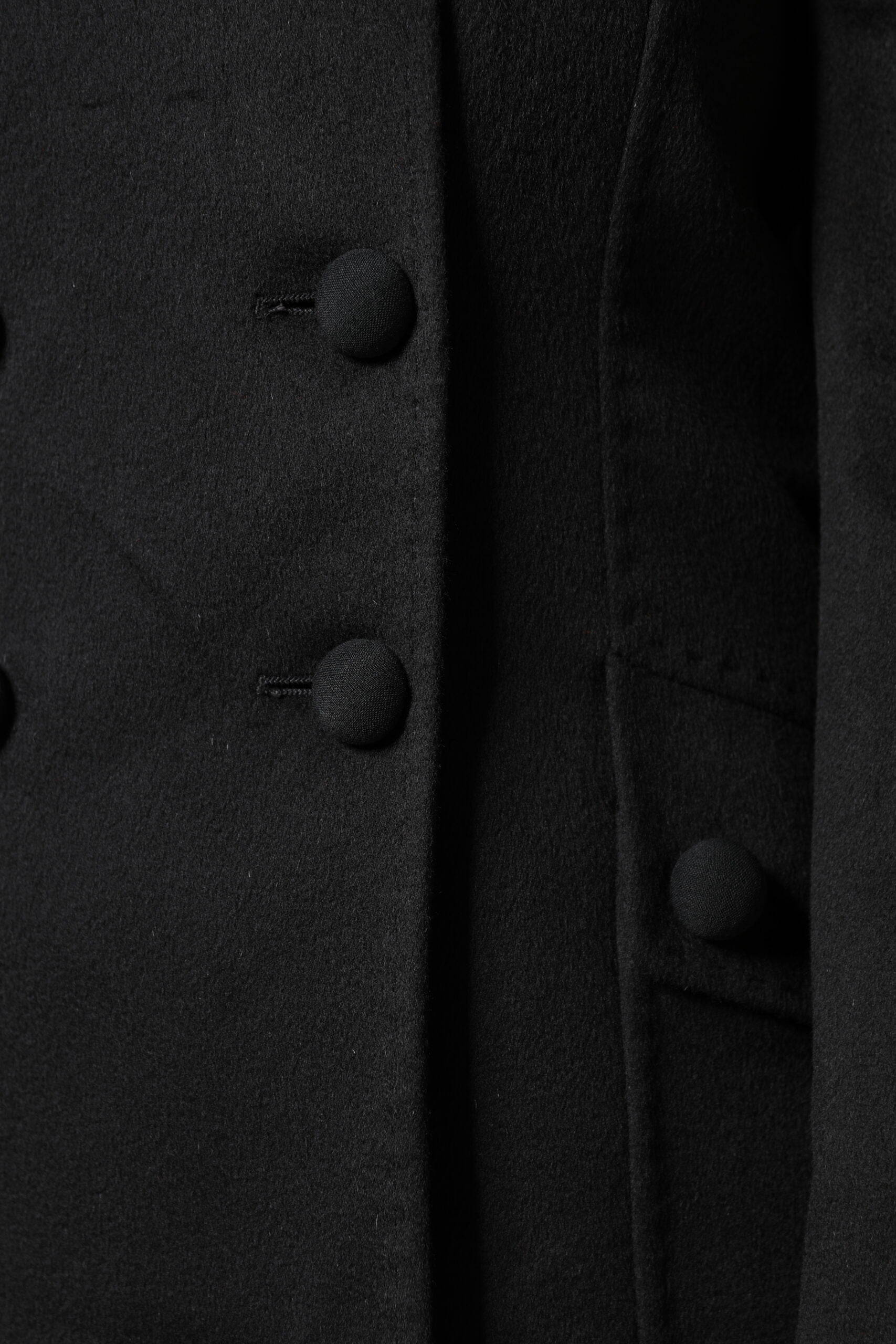 Dolce &amp; Gabbana Wool-Silk Sartoria Italiano Coat - Black