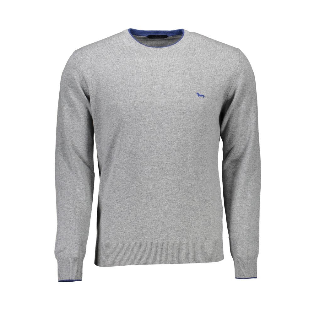 Harmont & Blaine Wool Men Sweater - Light Gray/Grey