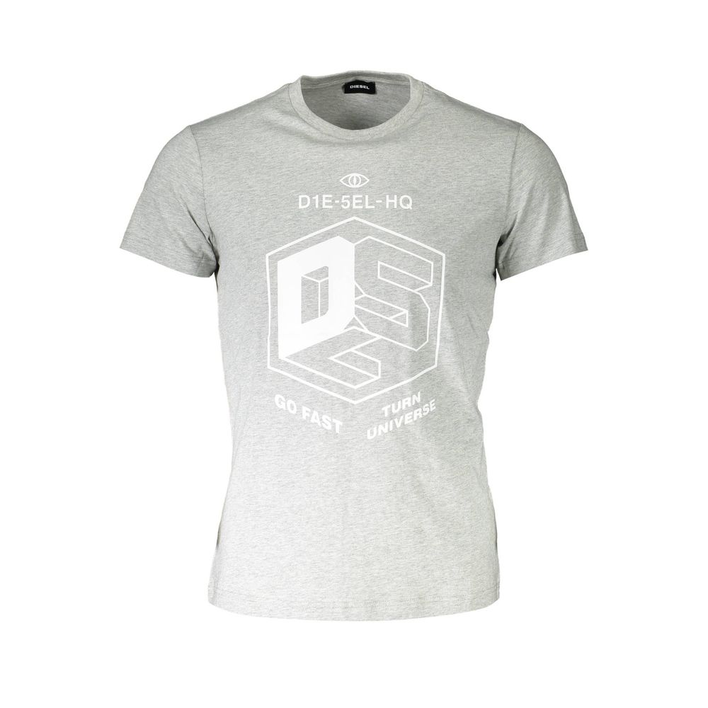 Diesel Logo T-Shirt - Marle Gray/Grey