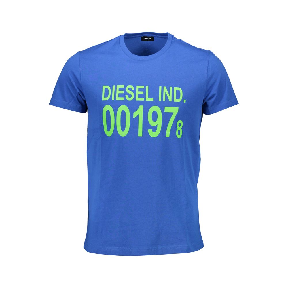Diesel Typography T-Shirt - Shock Blue