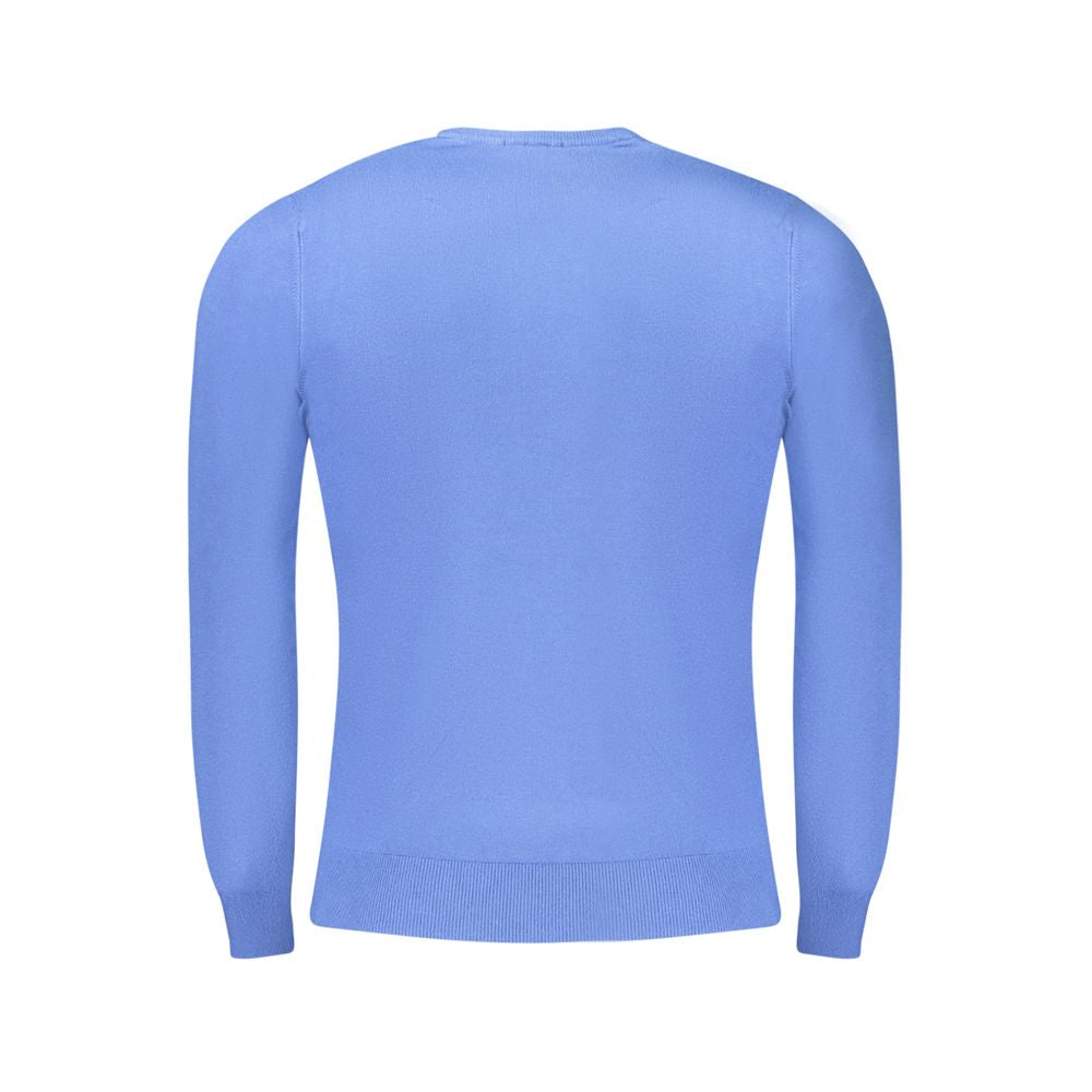 Cavalli Class Cerulean Blue Fitted Sweater