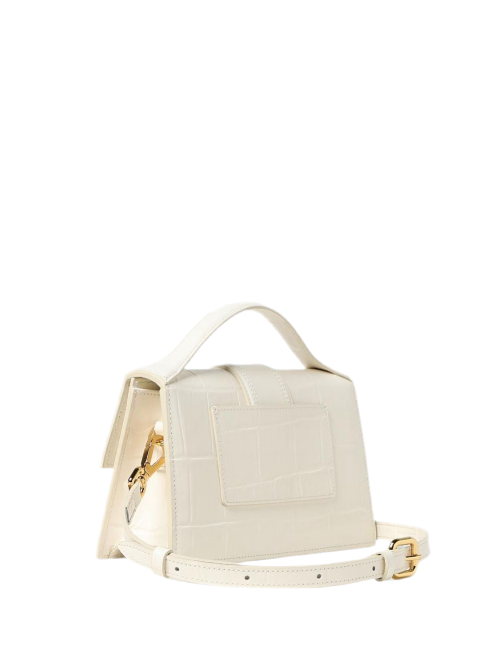 Jacquemus Ivory Cocco Le Grand Bambino Handbag