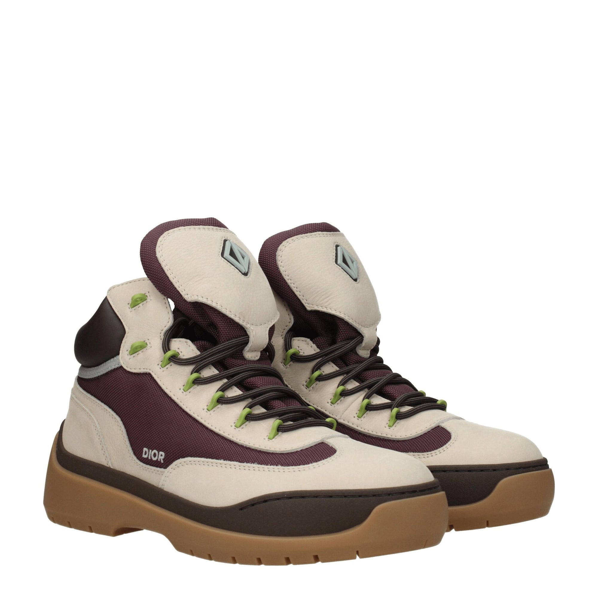Christian Dior Leather Sneaker Boots