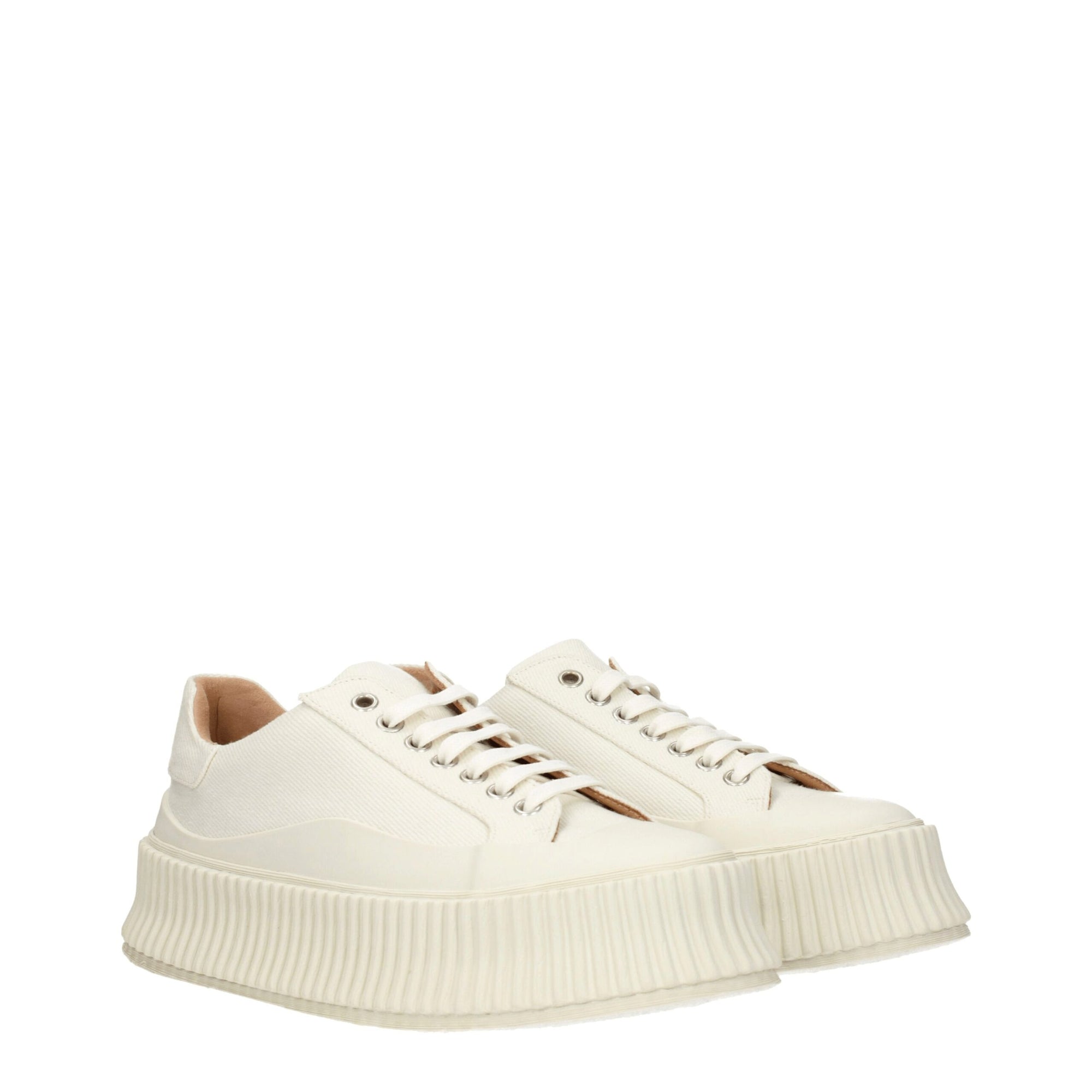 Jil Sander Platform Sneakers - White