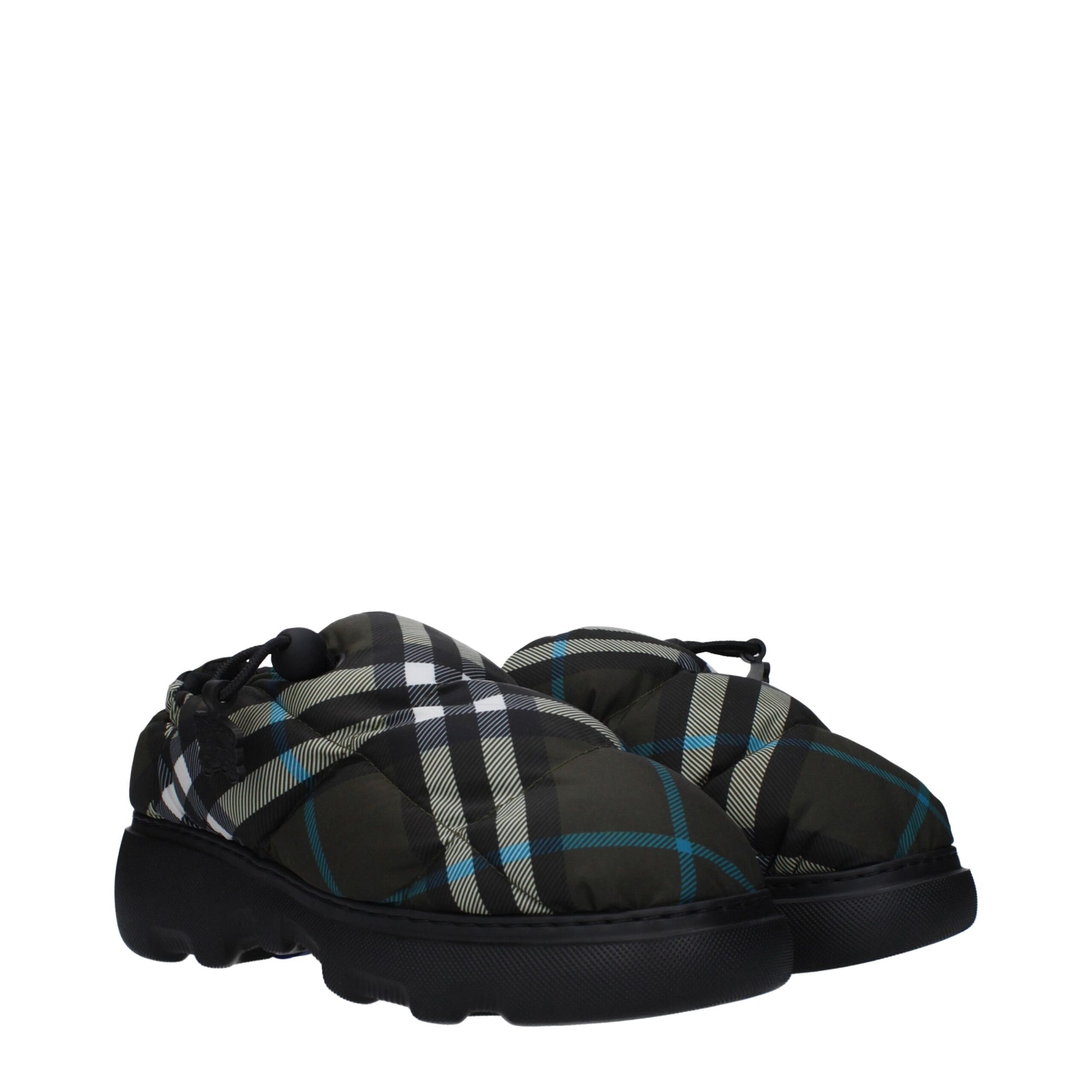 Burberry Checked Fabric Slippers & Shoe