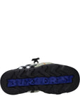 Burberry Checked Fabric Slip-On Shoes