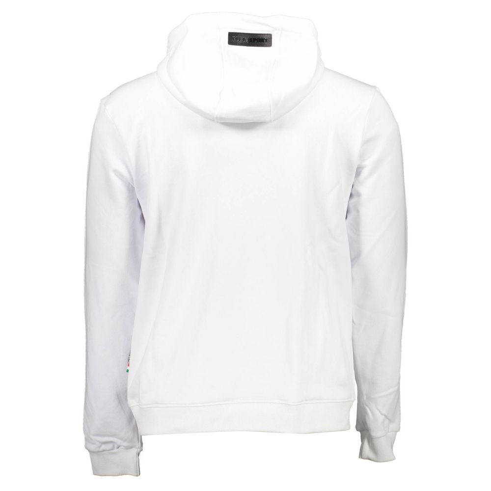 Plein Sport Logo Hoodie - White - Made In Italy