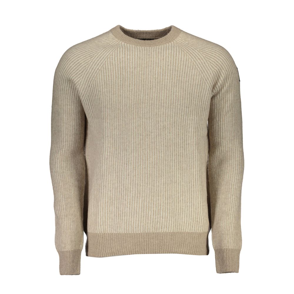 North Sails Ribbed Wool Sweater - Beige