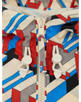 Gucci Logo Graphic Multicolor Hooded Jacket