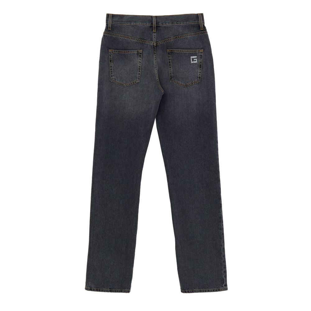 Gucci Washed Gray/Grey Straight Leg Fit Denim