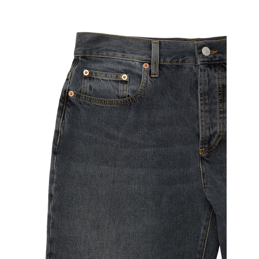 Gucci Washed Gray/Grey Straight Leg Fit Denim