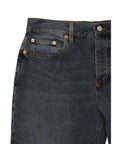 Gucci Washed Gray/Grey Straight Leg Fit Denim
