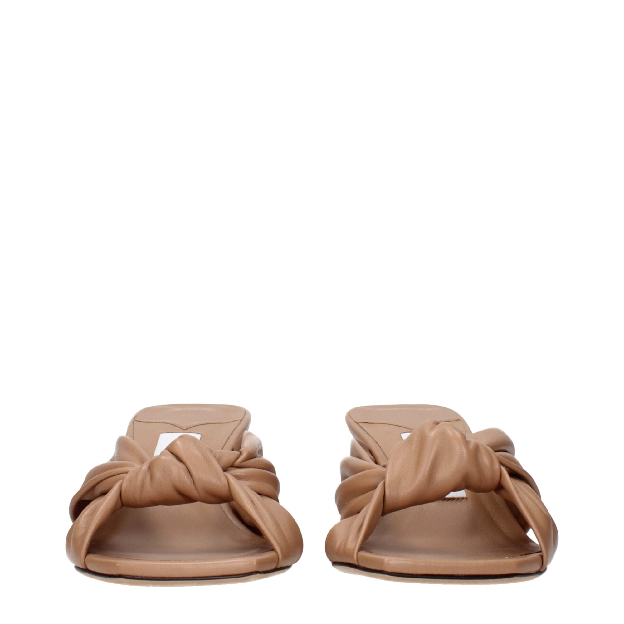 Jimmy Choo Leather Low Heel Sandals