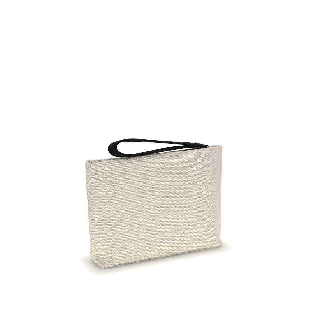 Givenchy Paris Logo Canvas Pochette Clutch