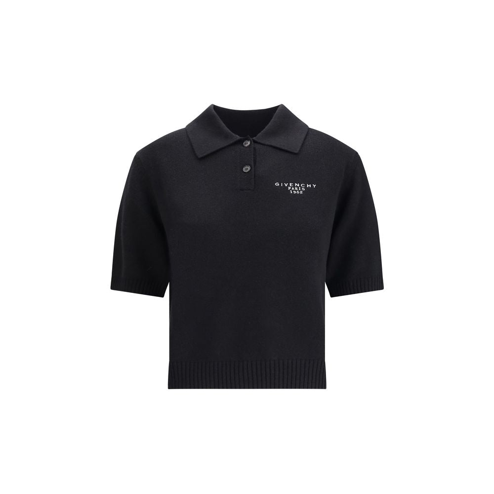 Givenchy Wool-Cashmere Cropped Winter Polo