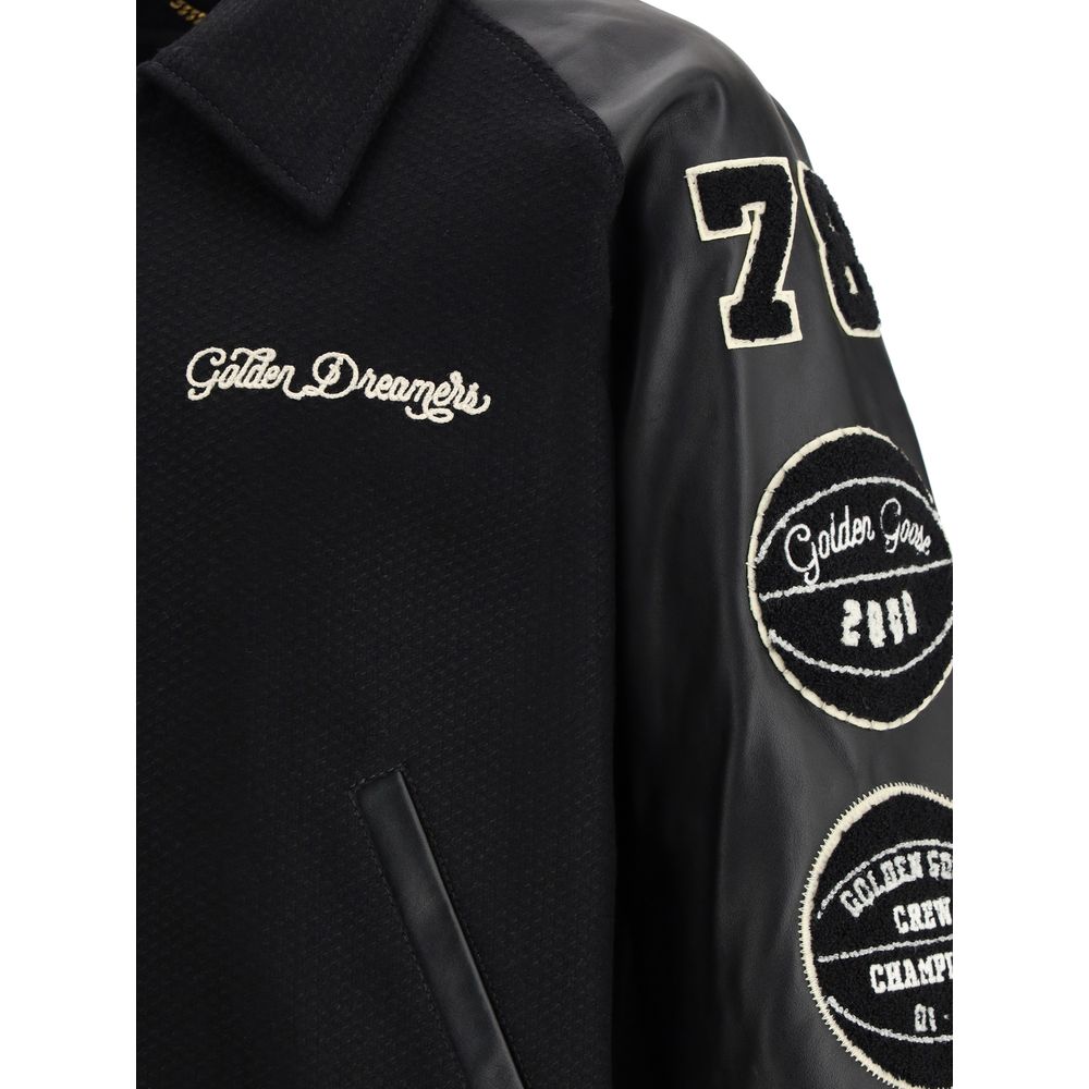 Golden Goose Varsity Wool Bomber Jacket