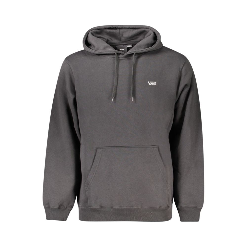 Vans Logo Cotton Hoodie - Dark Gray/Grey