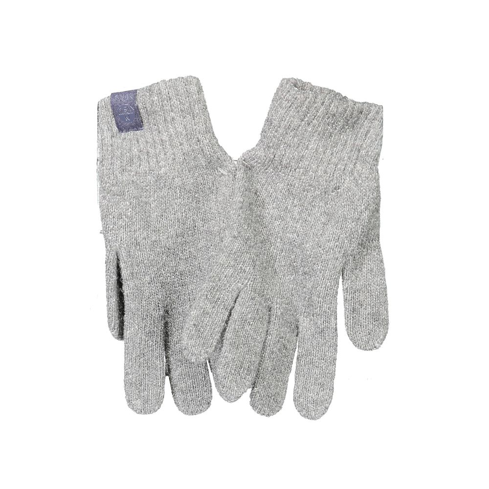 North Sails Light Gray/Grey Cashmere Wool Gloves - Made In Italy