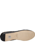 Chloé Gold Studded Black Leather Ballet Flats