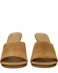 Jacquemus Tan Brown Leather Stiletto Heeled Sandals