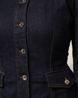 Dolce & Gabbana Single-Breasted Denim Blazer