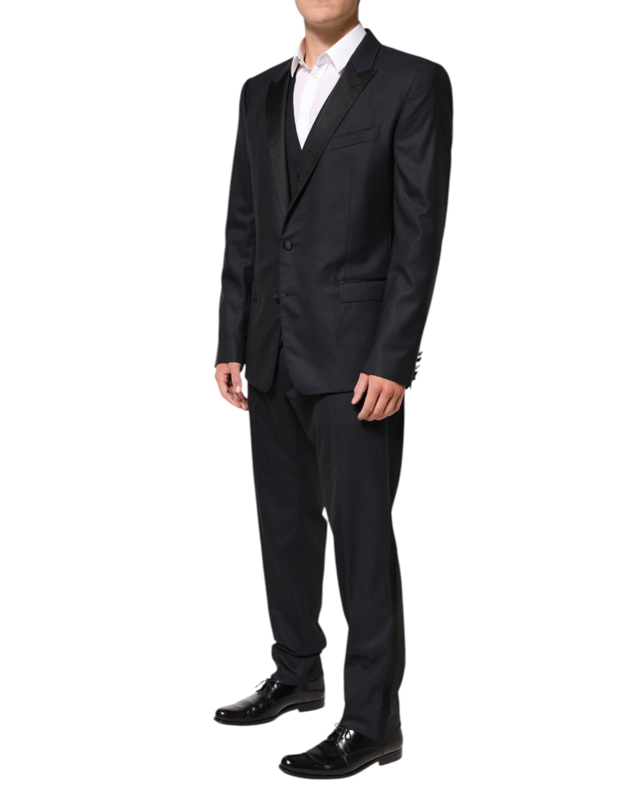 Dolce & Gabbana Martini Blazer & Pants 3-Piece Suit - Black