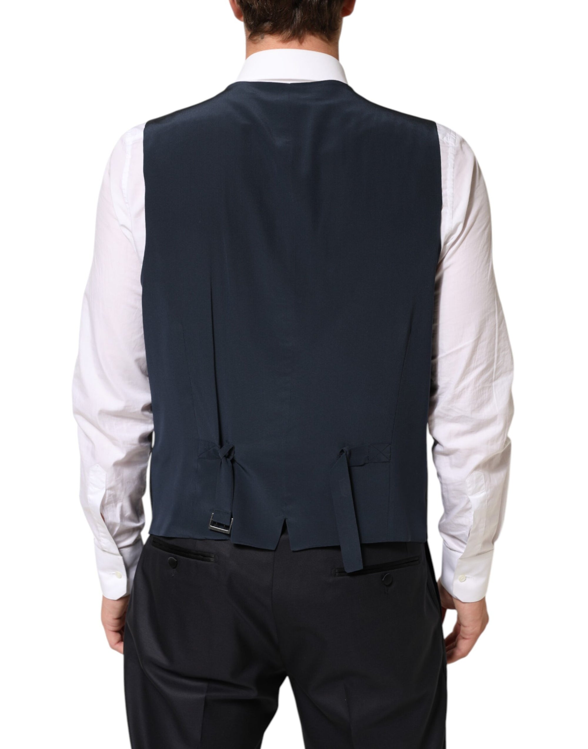Dolce &amp; Gabbana Martini Vest, Blazer &amp; Pants 3-Piece Suit - Black