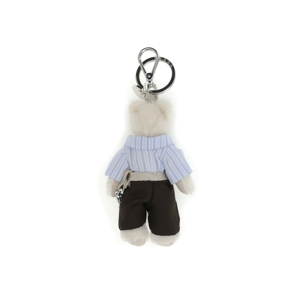 Prada Teddy Keychain Bag Charm