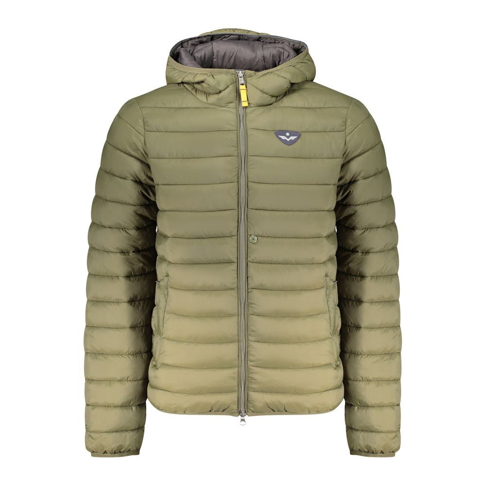 Armata Di Mare Hooded Puffer Jacket - Green - Made In Italy