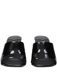 Jimmy Choo Black Leather Skyla Mules