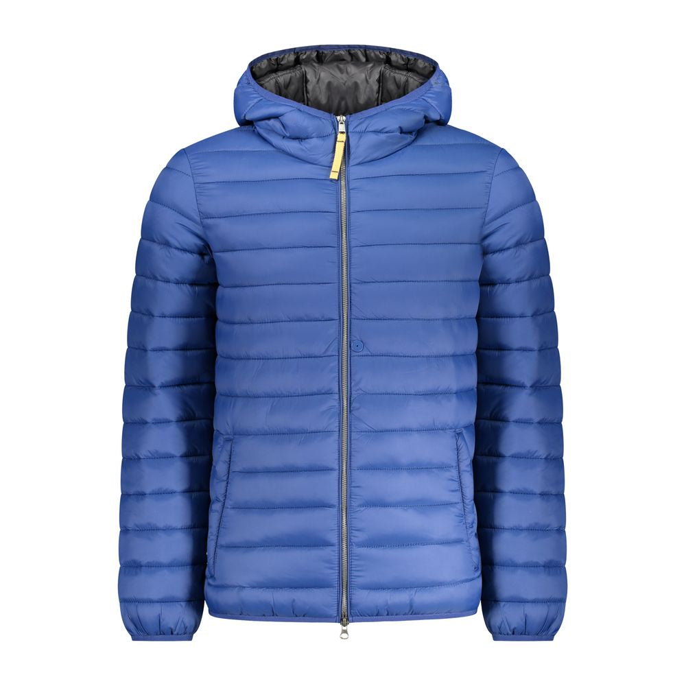 Armata Di Mare Hooded Puffer Jacket - Mid Blue - Made In Italy