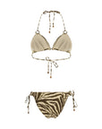 Zimmermann Wanderlust Zebra Two-Piece Bikini