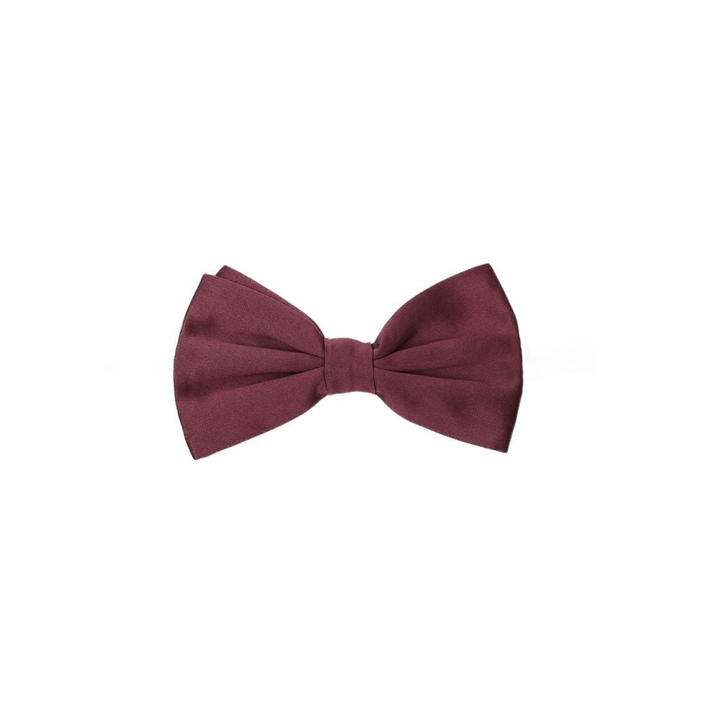 Dolce & Gabbana Papillon Silk Bow Tie - Burgundy