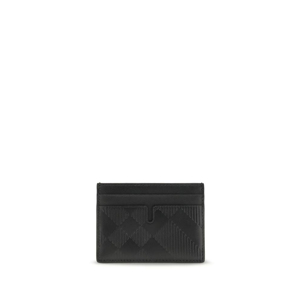 Burberry Leather Slim Card Holder - Black