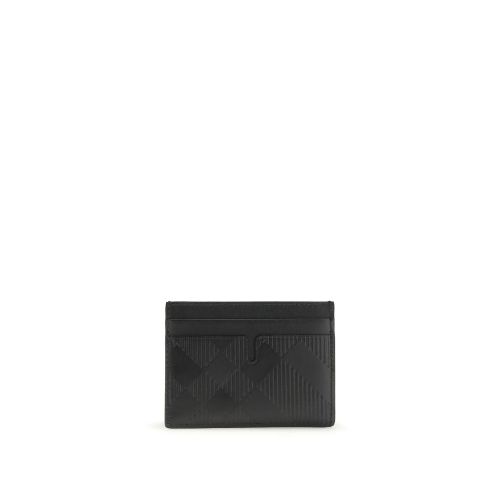 Burberry Leather Slim Card Holder - Black