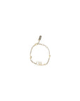 Chloé Brass Link Chain Pendant Bracelet - Gold