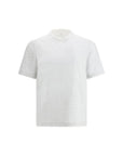 Brunello Cucinelli Light Marle Gray/Grey Cotton T-Shirt