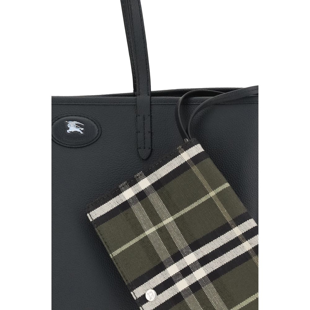 Burberry Bloomsbury Black Leather Shoulder & Tote Bag