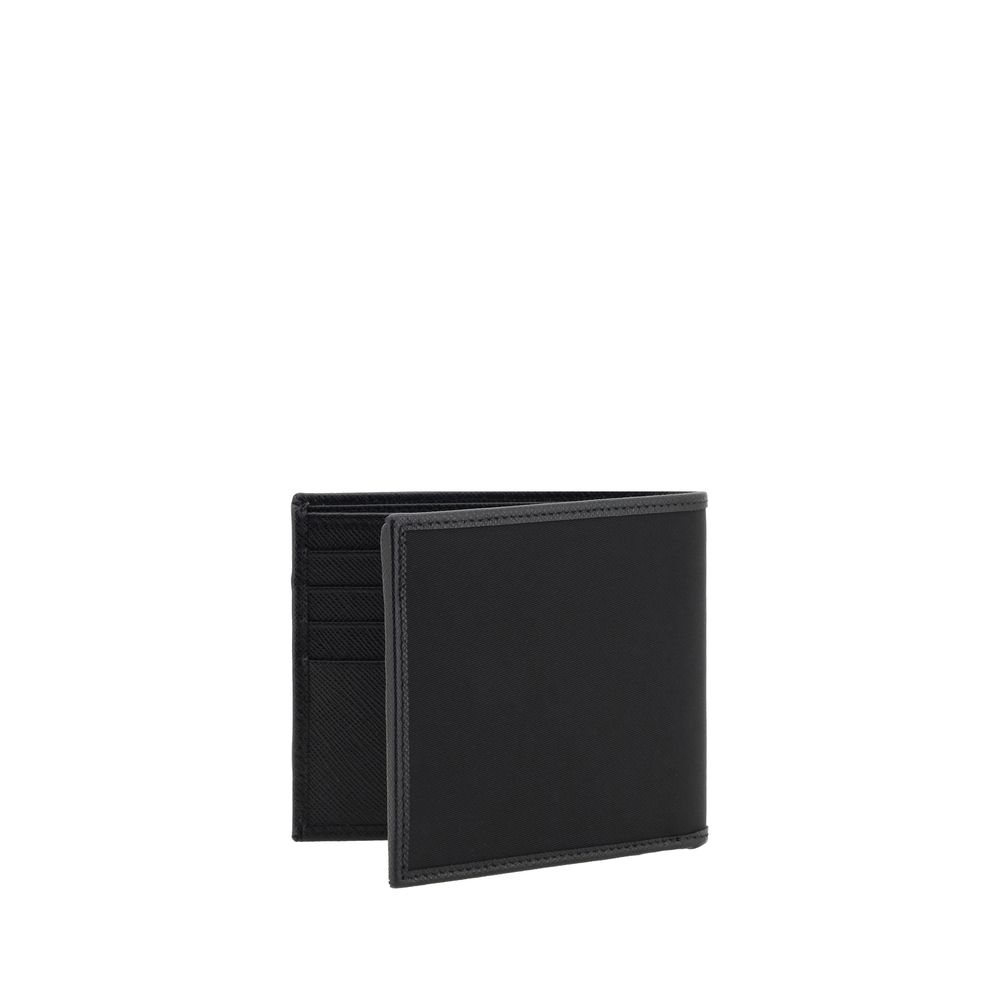 Prada Re-Nylon Bifold Wallet - Black