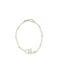 Chloé Brass Iconic Chain Link Necklace - Gold