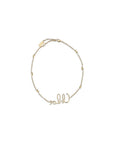Chloé Brass Iconic Chain Link Necklace - Gold