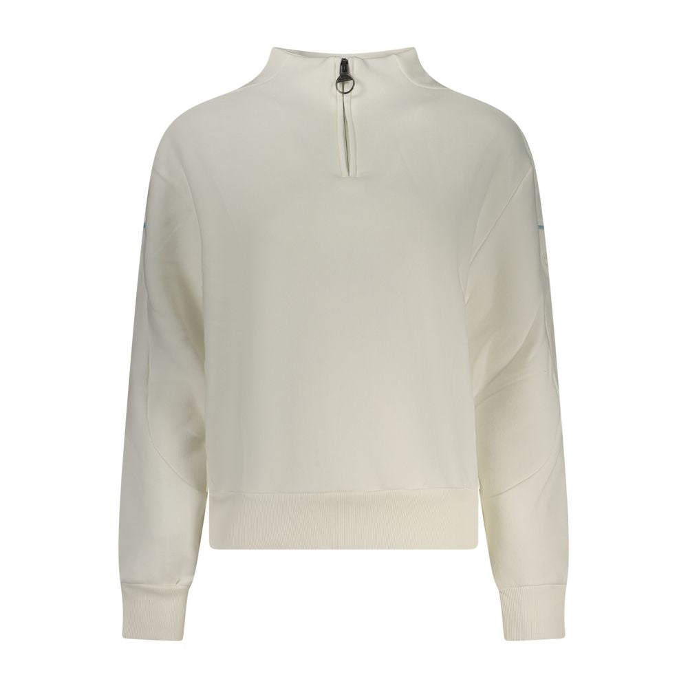 North Sails Cotton Zip Sweatshirt - White