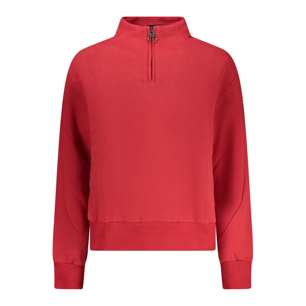 North Sails Cotton Zip Sweatshirt - Red